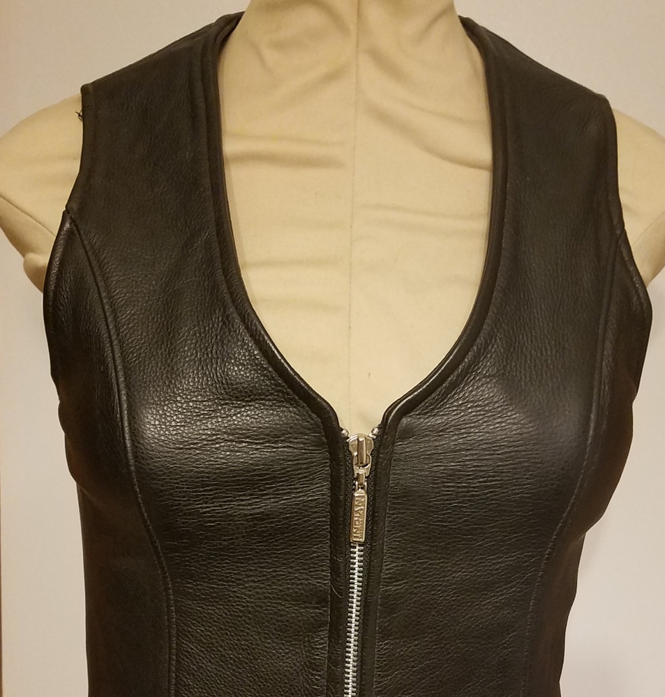 Indian motorcycles leather vest